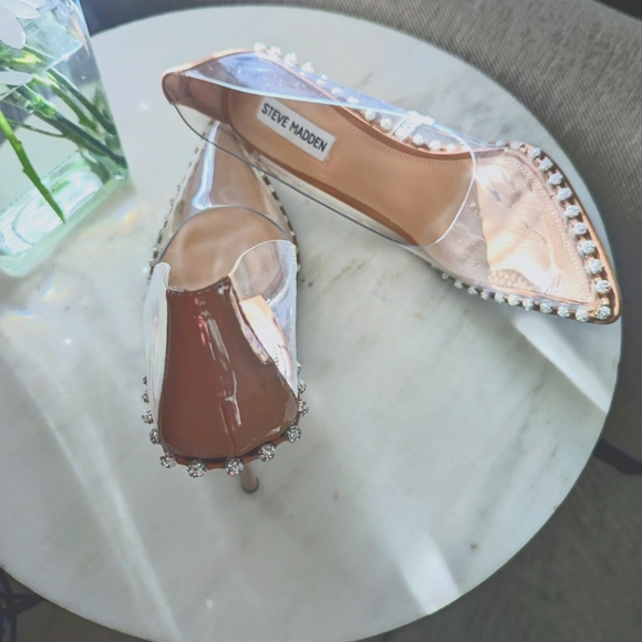 Steve Madden Shoes - Steve Madden Clear Pumps 8.5M